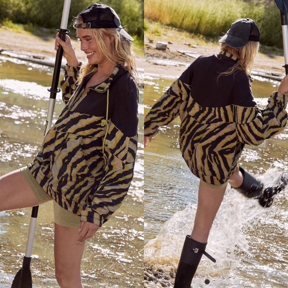 New Free People Walk The Line Printed Pullover - Picture 2 of 8